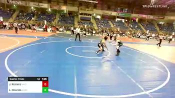 102 lbs Quarterfinal - Jonathon Romero, Nm Gold vs Liam Downes, Woodland Park Jr WC