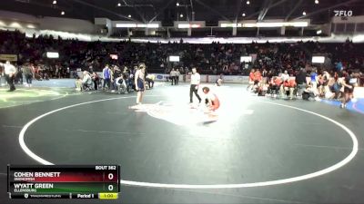 144 lbs Cons. Round 1 - Cohen Bennett, Snohomish vs Wyatt Green, Ellensburg