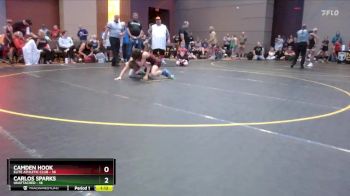 101 lbs Semifinal - Carlos Sparks, Unattached vs Camden Hook, Elite Athletic Club