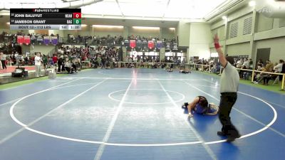 113 lbs Round Of 32 - John Baluyut, New Canaan vs Jameson Grant, Bacon Academy