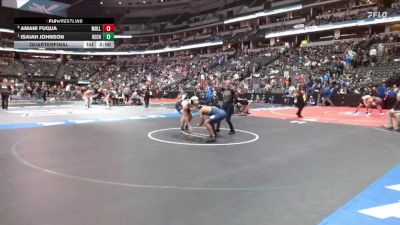 215-3A Quarterfinal - Isaiah Johnson, Resurrection Christian vs Amani Fuqua, Mullen