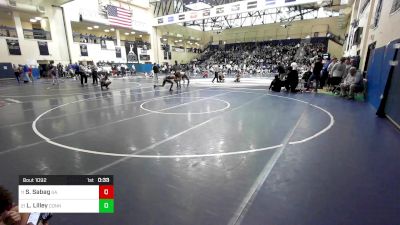 127 lbs Consi Of 16 #2 - Shai Sabag, Germantown Academy vs Luke Lilley, Connellsville