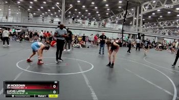 96 lbs Round 2 (8 Team) - Lucas Layne, Team Gotcha Blue vs Jp McKeown, Mat Assassins Red