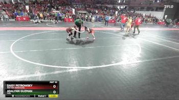 90 lbs Semifinal - Daisy Petrowsky, Red Hot Wrestling vs Adalynn Guzman, FWA