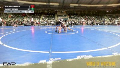145 lbs Consi Of 4 - Breckin Lukanich, Grapple Academy vs Everett Zeitler, Aviators