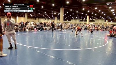 120 lbs Champ. Round 2 - Caden Alspaugh, Vancleave HS vs Kaine Letsinger, Unattached