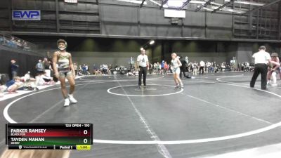 110 lbs Cons. Round 3 - Tayden Mahan, Derby vs Parker Ramsey, Black Fox