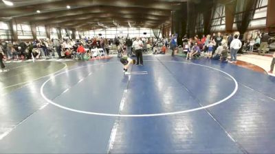 75+ Cons. Semi - Dante Renouf, Southern Utah Elite Wrestling vs Luke Castaneda, Iron County Wrestling Academy