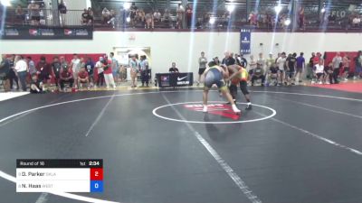 86 kg Round Of 16 - Deanthony Parker, Oklahoma Regional Training Center vs Nathan Haas, West Coast Regional Training Center