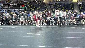 285 lbs Quarterfinal - Gable Eddy, Independence vs Trenton Davies, Williamsburg