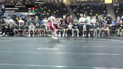 285 lbs Quarterfinal - Gable Eddy, Independence vs Trenton Davies, Williamsburg