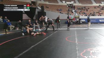 167-D3 Champ. Round 1 - Douglas Kremer, Cactus Shadows High School vs Oliver Andrade, Poston Butte High School