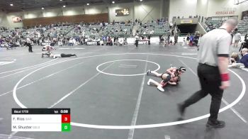 88 lbs 2nd Place - Faith Rios, Idaho Gold vs Mia Shuster, Gold Rush Wrestling