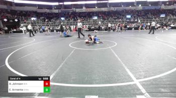 85 lbs Consi Of 4 - Briggs Johnson, SEK Elite vs Elijah Armenta, Cowley County Freco