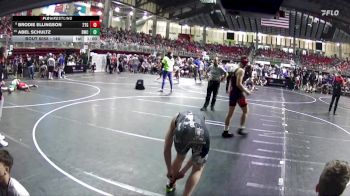 140 lbs Champ. Round 1 - Abel Schultz, Bayard Wrestling Club vs Brodie Ellingson, 2TG