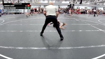 60 lbs Round 7 (8 Team) - Keegan Leddy, Journeymen Uprising vs Colton Masker, The Outsiders Squeeze