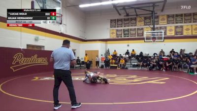 141 lbs Champ. Round 1 - Lucas Wold, Santa Rosa Junior College vs Julian Hernandez, Chabot College
