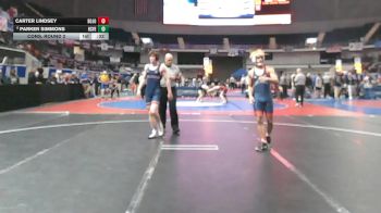 7A 150 lbs Cons. Round 2 - Parker Simmons, Huntsville vs Carter Lindsey, Bob Jones