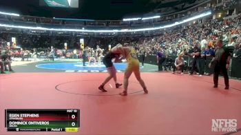 215-3A Quarterfinal - Egen Stephens, Strasburg vs Dominick Ontiveros, Brush