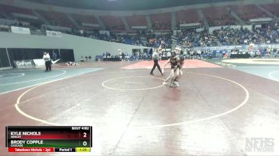 4A-126 lbs Quarterfinal - Brody Copple, Cascade vs Kyle Nichols, Henley