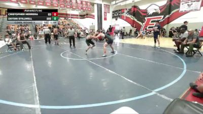 138 lbs Cons. Round 5 - Cristopher Herrera, Carter High School vs Zaydin Stillwell, Poway