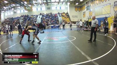 175 lbs Champ. Round 2 - Michael Cross, Canes Wrestling Club vs Jolexis Rodriguez, Land O Lakes High School