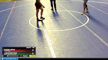 160 lbs Cons. Round 2 - Alexis Ortiz, California vs Christian Diaz, Delta Wrestling Club