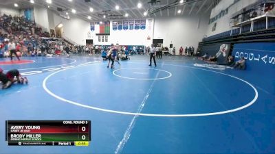 115 lbs Cons. Round 3 - Avery Young, Carey Jr High vs Brody Miller, Gering Middle School