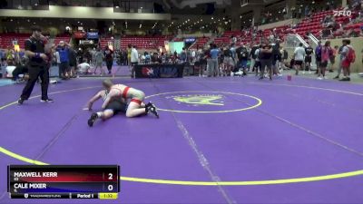 150 lbs Cons. Round 3 - Maxwell Kerr, KS vs Cale Mixer, IL