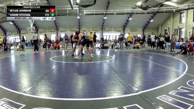 197 lbs Quarterfinal - Myles Johnson, Ohio Northern Univerity vs Chase Stuchal, St. Vincent