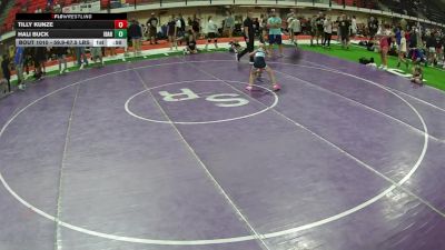 59.9-67.5 lbs Champ. Round 1 - Tilly Kunze vs Hali Buck, Idaho