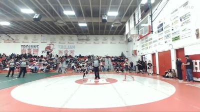 100 lbs Champ. Round 3 - Austin Hilton, Baker vs Maliya Halpin, Borah