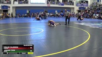 138 lbs Quarterfinal - Collin Calderon, PERKINS vs Jordan Cook, BRYAN