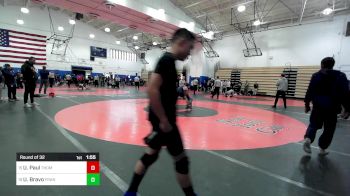 116 lbs Round Of 32 - Utshab Paul, Thomas Edison vs Uriel Bravo, Frank J. Macchiarola