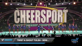 Twist & Shout Tulsa - Senior Ivy [2022 L3 Senior Coed - Small] 2022 CHEERSPORT National Cheerleading Championship