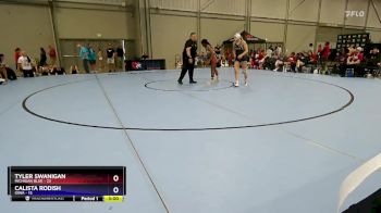 130 lbs Round 2 (8 Team) - Tyler Swanigan, Michigan Blue vs Calista Rodish, Iowa