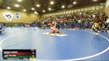 175 lbs Semifinal - Gideon Gerber, Oakdale vs Jack Dalling, Chico