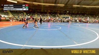 120 lbs Consi Of 8 #1 - Jersey Yanes, D3 Wrestling Cluib vs Braylee Farr, Team Owls