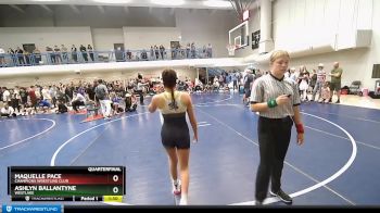 105 lbs Quarterfinal - Ashlyn Ballantyne, Westlake vs Maquelle Pace, Champions Wrestling Club