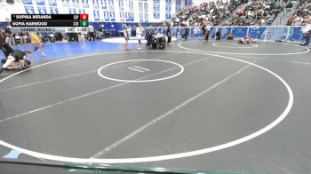 135 lbs Champ. Round 2 - Sofia Harwood, South Hills vs Sophia Miranda, Esperanza