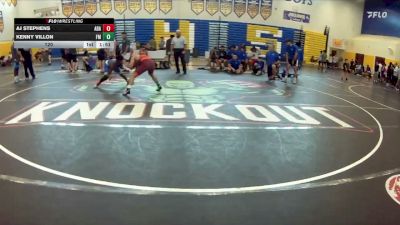120 lbs Round 3 (8 Team) - Kenny Villon, Funky Monkey vs AJ Stephens, ADale WC