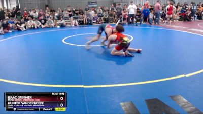 132 lbs Champ. Round 2 - Isaac Grimmer, Triple Crown Wrestling Club vs Hunter Vanderhoeff, CNWC Concede Nothing Wrestling Club