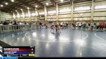 49-49 lbs Round 3 - Elizabeth Epling, Bear River Wrestling Club vs Adeline Sharp, Uintah Wrestling