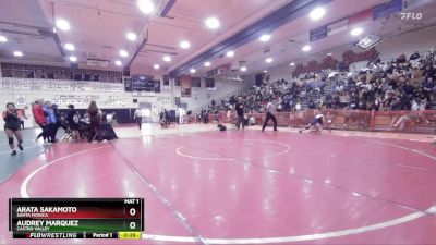 105 lbs Cons. Semi - Arata Sakamoto, Santa Monica vs Audrey Marquez, Castro Valley