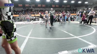 61 lbs Final - Kamden Peters, Harrah Little League Wrestling vs Maverick Higgins, Choctaw Ironman Youth Wrestling