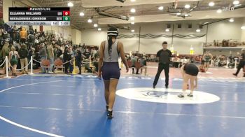 145 lbs Quarterfinal - Ellianna Williams, Ludlow vs Mikiadenise Johnson, Holyoke