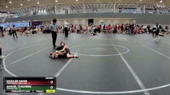 48 lbs Round 1 (6 Team) - Samuel Chalmers, Triangle WA vs Schuler Sayne, Crossroads Wrestling