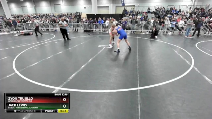 157 lbs Cons. Semi - Jack Lewis, Sebolt Wrestling Academy vs Zyon ...