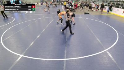 Junior Boys - 190 lbs Cons. Round 2 - Charlie Campbell, Team Valley Wrestling Club vs Brenden Watts, Minnesota