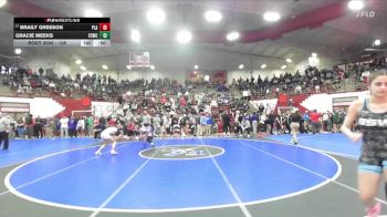 105 lbs Champ. Round 1 - Braily Greeson, Plainfield vs Gracie Meeks, Franklin Central Wrestling Club